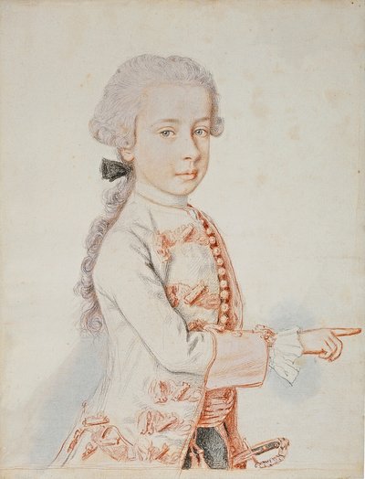 Portrait of Archduke Ferdinand Karl of Austria-Este by Jean Étienne Liotard